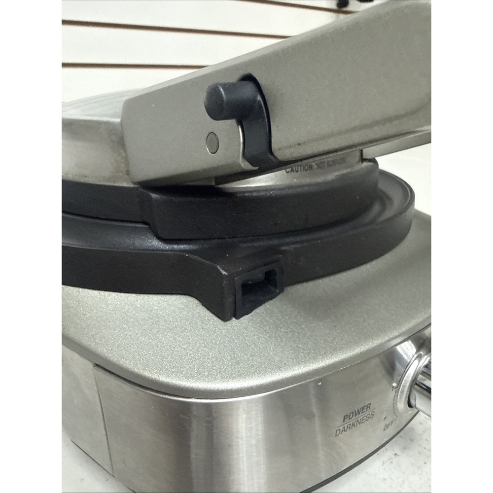 Breville Waffle Maker BWM520XL No Mess Stainless Steel WORKS Tested Clean EUC!! - Picture 10 of 13